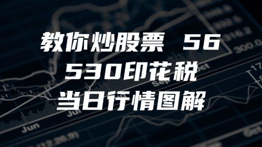 教你炒股票 56：530印花税当日行情图解